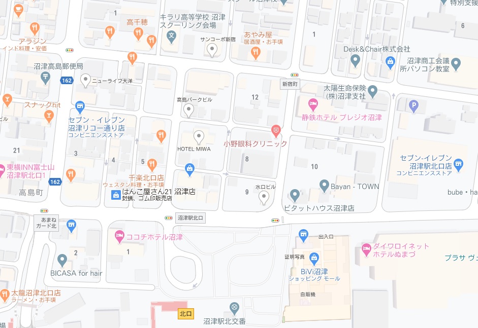 サンコーポ新宿　地図